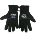 Lady Winter Warm Single Layer Polar Fleece Handschuhe mit Stickerei